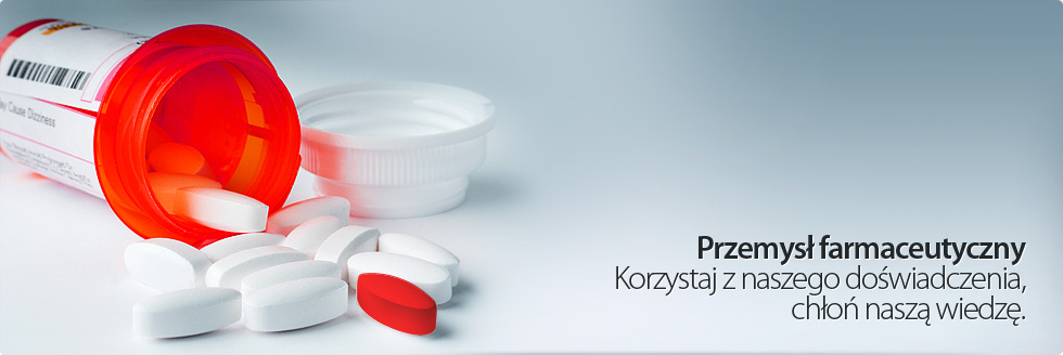 Przemysł farmaceutyczny | Korzystaj z naszego doświadczenia, chłoń naszą wiedzę.